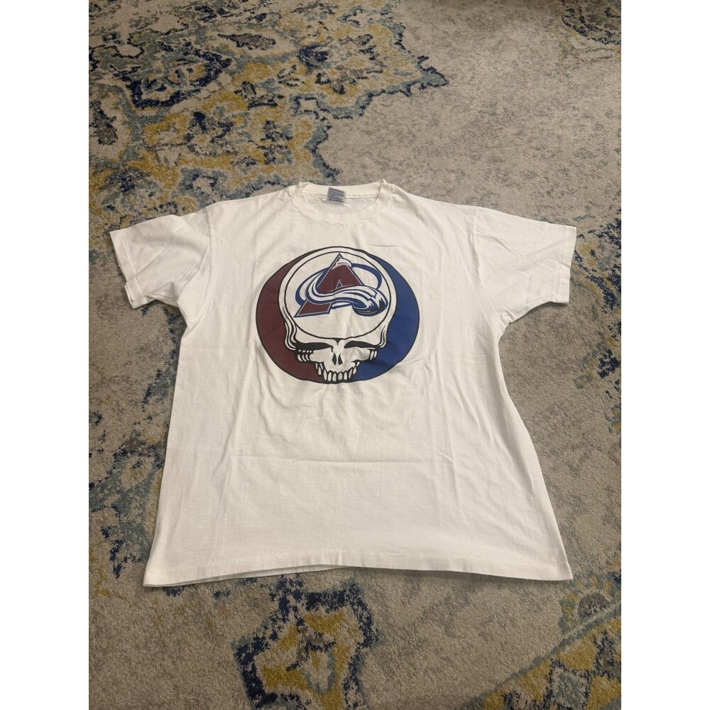 Vintage Colorado Avalanche Grateful Dead Steal Your Face Off Tee